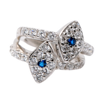 Load image into Gallery viewer, Aria Huggie in Silver