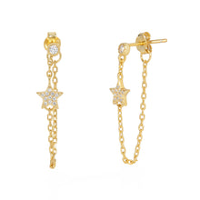 Load image into Gallery viewer, Chloe Stud Earring in Gold