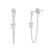 Load image into Gallery viewer, Chloe Stud Earring in Silver
