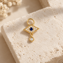 Load image into Gallery viewer, Evil Eye Charm in Gold