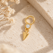 Load image into Gallery viewer, Spike Charm in Gold