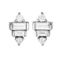 Load image into Gallery viewer, Hannah Stud Earring in Silver
