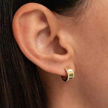 Load image into Gallery viewer, Yvonne Hoop Earrings in Silver