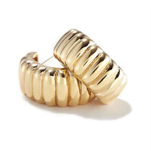 Load image into Gallery viewer, Bridget Hoop Earrings in Gold