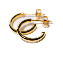 Load image into Gallery viewer, Iris Hoop Earring in Gold