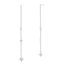 Load image into Gallery viewer, Jocelyn Threader Earrings in Silver