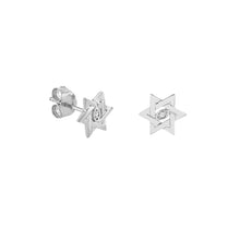 Load image into Gallery viewer, Jude Stud Earring in Silver