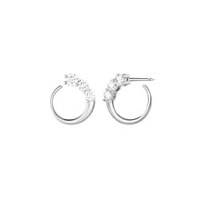 Load image into Gallery viewer, Kylie Hoop Earring in Silver