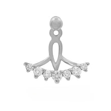 Load image into Gallery viewer, Lorena Ear Jacket in Silver