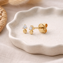 Load image into Gallery viewer, Betsie Stud Earring in Silver