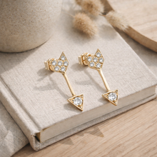 Load image into Gallery viewer, Blake Stud Earring in Silver
