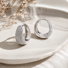 Load image into Gallery viewer, Dottie Hoop Earrings in Gold