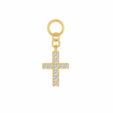 Load image into Gallery viewer, Cross Charm in Gold