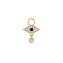 Load image into Gallery viewer, Evil Eye Charm in Gold