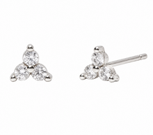 Load image into Gallery viewer, Ivy Stud Earring in Silver