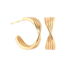 Load image into Gallery viewer, Neve Hoop Earrings in Gold