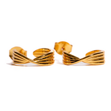 Load image into Gallery viewer, Neve Hoop Earrings in Gold