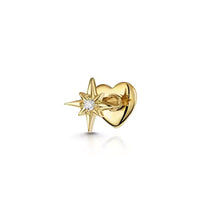 Load image into Gallery viewer, Rhiannon Flat Back Stud Earring in Gold