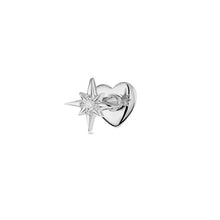 Load image into Gallery viewer, Rhiannon Flat Back Stud Earring in Silver