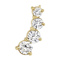 Load image into Gallery viewer, Kayleigh Stud Earring in Gold