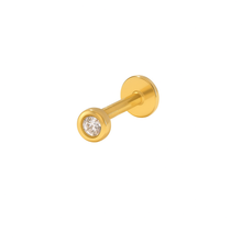 Load image into Gallery viewer, Taryn Flat Back Stud Earring in Gold