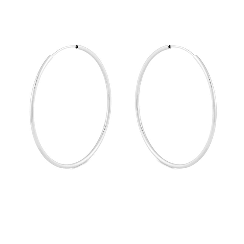 Tiffany Hoop Earrings in Silver