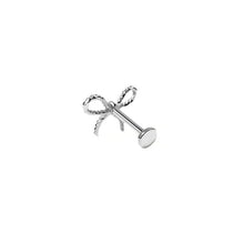 Load image into Gallery viewer, Vanessa Flat Back Stud Earring in Silver