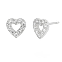 Load image into Gallery viewer, Victoria Stud Earring in Silver
