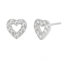 Load image into Gallery viewer, Victoria Stud Earring in Silver