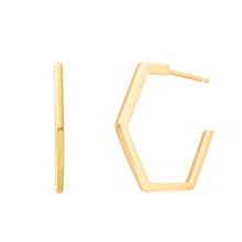 Load image into Gallery viewer, Zuri Hoop Earrings in Gold