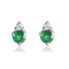 Load image into Gallery viewer, Jamie Stud Earring in Silver