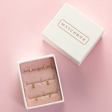 Load image into Gallery viewer, Letter Stud Earrings in Gold
