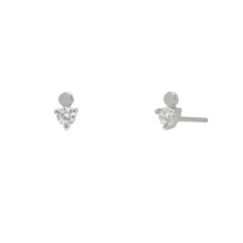 Load image into Gallery viewer, Betsie Stud Earring in Silver