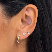 Load image into Gallery viewer, Carly Stud Earring in Silver