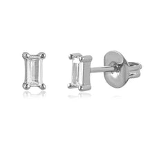 Load image into Gallery viewer, Carly Stud Earring in Silver