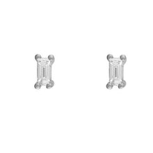 Load image into Gallery viewer, Carly Stud Earring in Silver