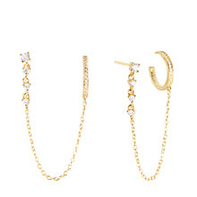 Load image into Gallery viewer, Delilah Cuff and Chain in Gold