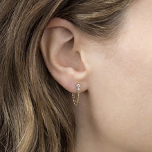 Load image into Gallery viewer, Hallie Stud Earring in Gold
