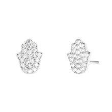 Load image into Gallery viewer, Harley Stud Earring in Silver