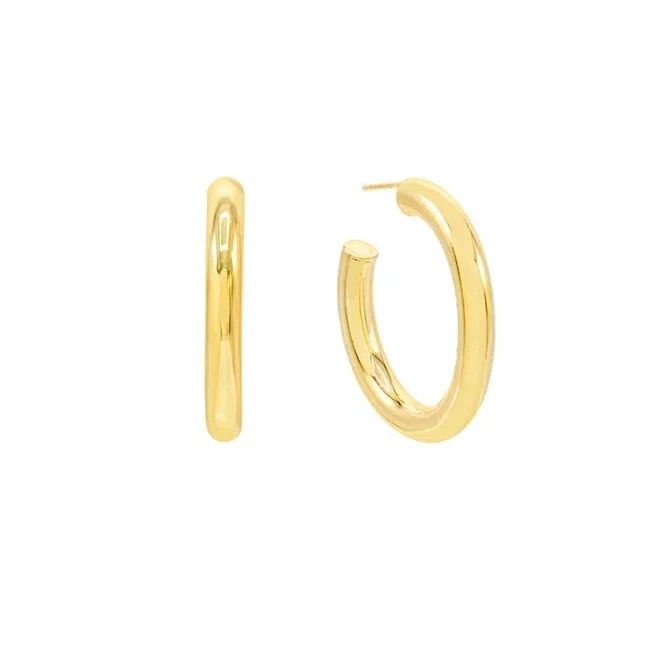 Iris Hoop Earring in Gold