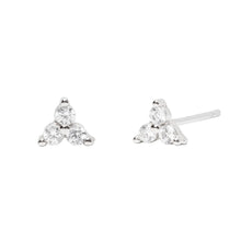 Load image into Gallery viewer, Ivy Stud Earring in Silver