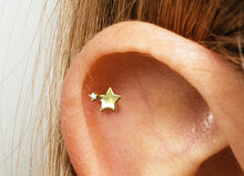 Load image into Gallery viewer, Jemima Flat Back Stud Earring in Silver