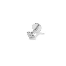 Load image into Gallery viewer, Jordan Flat Back Stud Earring in Silver