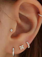 Load image into Gallery viewer, Jordan Flat Back Stud Earring in Silver