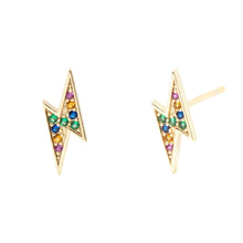 Load image into Gallery viewer, Lottie Stud Earring in Gold
