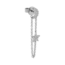 Load image into Gallery viewer, Lucia Stud Earring in Silver