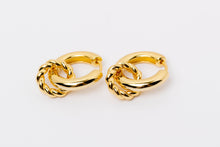 Load image into Gallery viewer, Montana Hoop Earrings in Gold