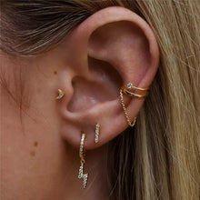 Load image into Gallery viewer, Nancy Flat Back Stud Earring in Gold