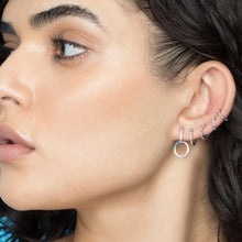 Load image into Gallery viewer, Rosie Huggie in Silver