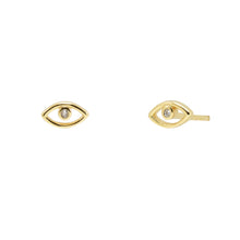 Load image into Gallery viewer, Ruby Stud Earring in Gold